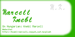 marcell knebl business card
